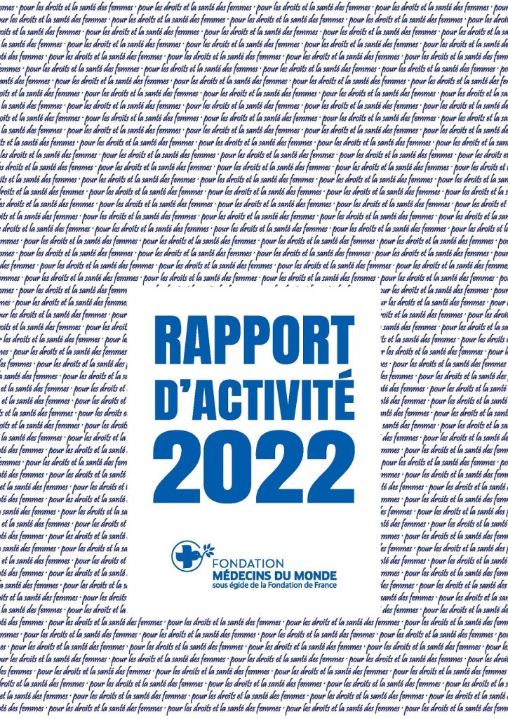 Couverture rapport d'activité 2022 Fondation Médecins du Monde